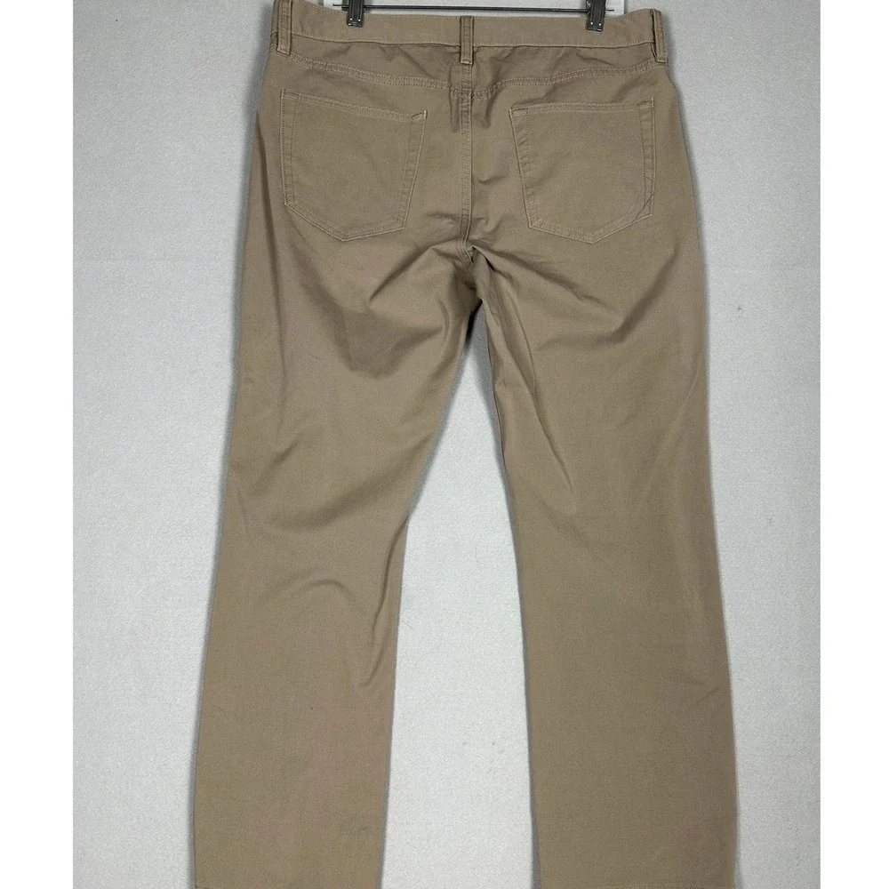 Banana Republic Pants Mens 35X30 Tan Khaki Slim Fit 5-Pocket Chino Straight Leg